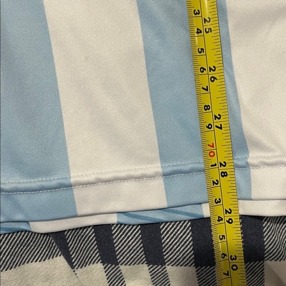 Lionel Messi Argentina Blue and White Striped Soccer Jersey men's XL - Picture 8 of 9
